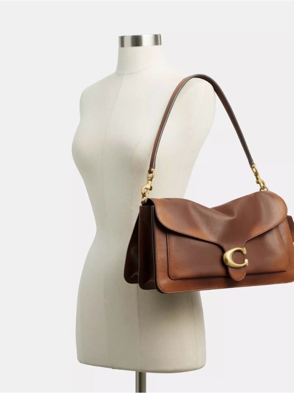 COACH Loved Leather Tabby Shoulder Bag 36 - Picture 8 of 9
